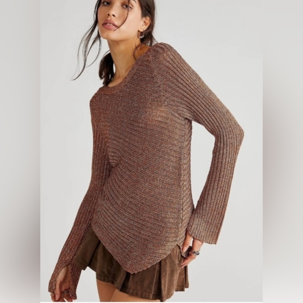 11. NWOT Free People Logan Sweater - Picture 4 of 4